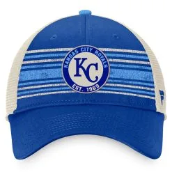Field Ready Shop -Field Ready Shop natural kansas city royals true classic retro striped trucker snapback hat pi4499000 altimages ff 4499059 51bae1c11b603f309bd1alt2 full