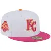 Men's Kansas City Royals New Era White/Pink 50th Team Anniversary 59FIFTY Fitted Hat 1 Men's Kansas City Royals New Era White/Pink 50th Team Anniversary 59FIFTY Fitted Hat -Field Ready Shop pink kansas city royals 50th team anniversary 59fifty fitted hat ss5 p 200016070pv 1u jne1iq03ieufa7fwsosjv sxij5bdieydmm5yzxgxg