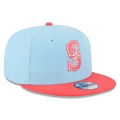 Men's Seattle Mariners New Era Light Blue/Red Spring Basic Two-Tone 9FIFTY Snapback Hat -Field Ready Shop red seattle mariners spring basic two tone 9fifty snapback hat ss5 p 5000820pv 3u cqxlhxgv5j2nkj0kksygv slscktxdybucv1n1bkdt