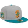 Men's Seattle Mariners New Era Gray/Teal 59FIFTY Fitted Hat 1 Men's Seattle Mariners New Era Gray/Teal 59FIFTY Fitted Hat -Field Ready Shop teal seattle mariners 59fifty fitted hat ss5 p 200013139pv 1u kbrgwomb0scayw1aedlev z9gdu6rmbht1h1wtjit3