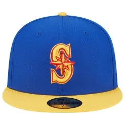 Men's Seattle Mariners New Era Royal/Yellow Empire 59FIFTY Fitted Hat -Field Ready Shop yellow seattle mariners empire 59fifty fitted hat ss5 p 200006654pv 2u enid1boe5dqkidonrkz7v pavwdfoxzxjs7fc7c1re