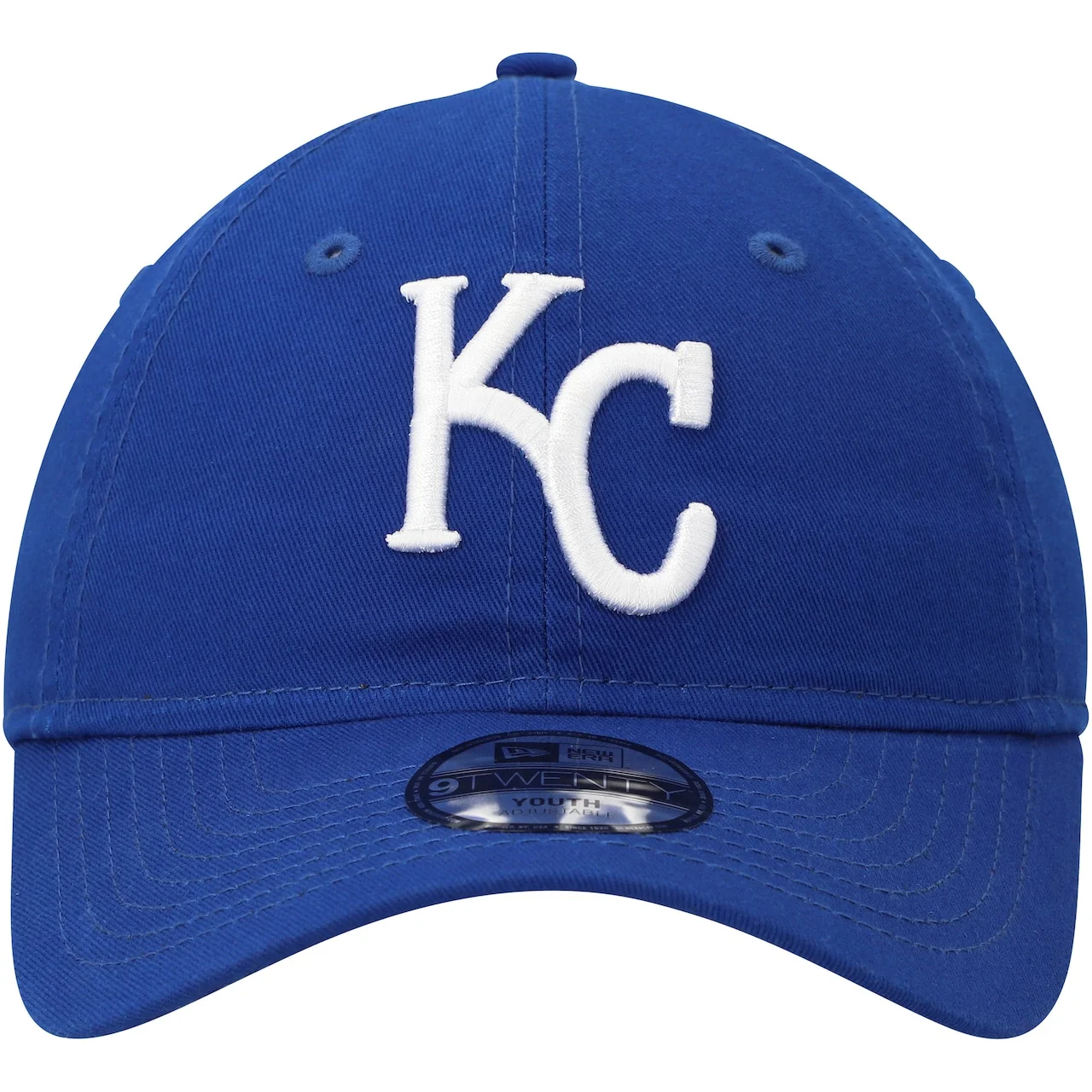 Youth Kansas City Royals New Era Blue Core Classic 9TWENTY Adjustable Hat 4 Youth Kansas City Royals New Era Blue Core Classic 9TWENTY Adjustable Hat - Image 2