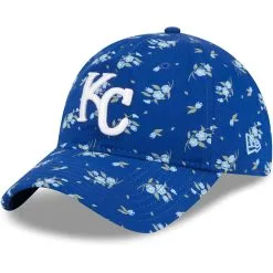 Youth Kansas City Royals New Era Royal Bloom 9TWENTY Adjustable Hat