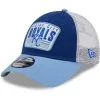 Youth Kansas City Royals New Era Royal Patch Trucker 9FORTY Snapback Hat