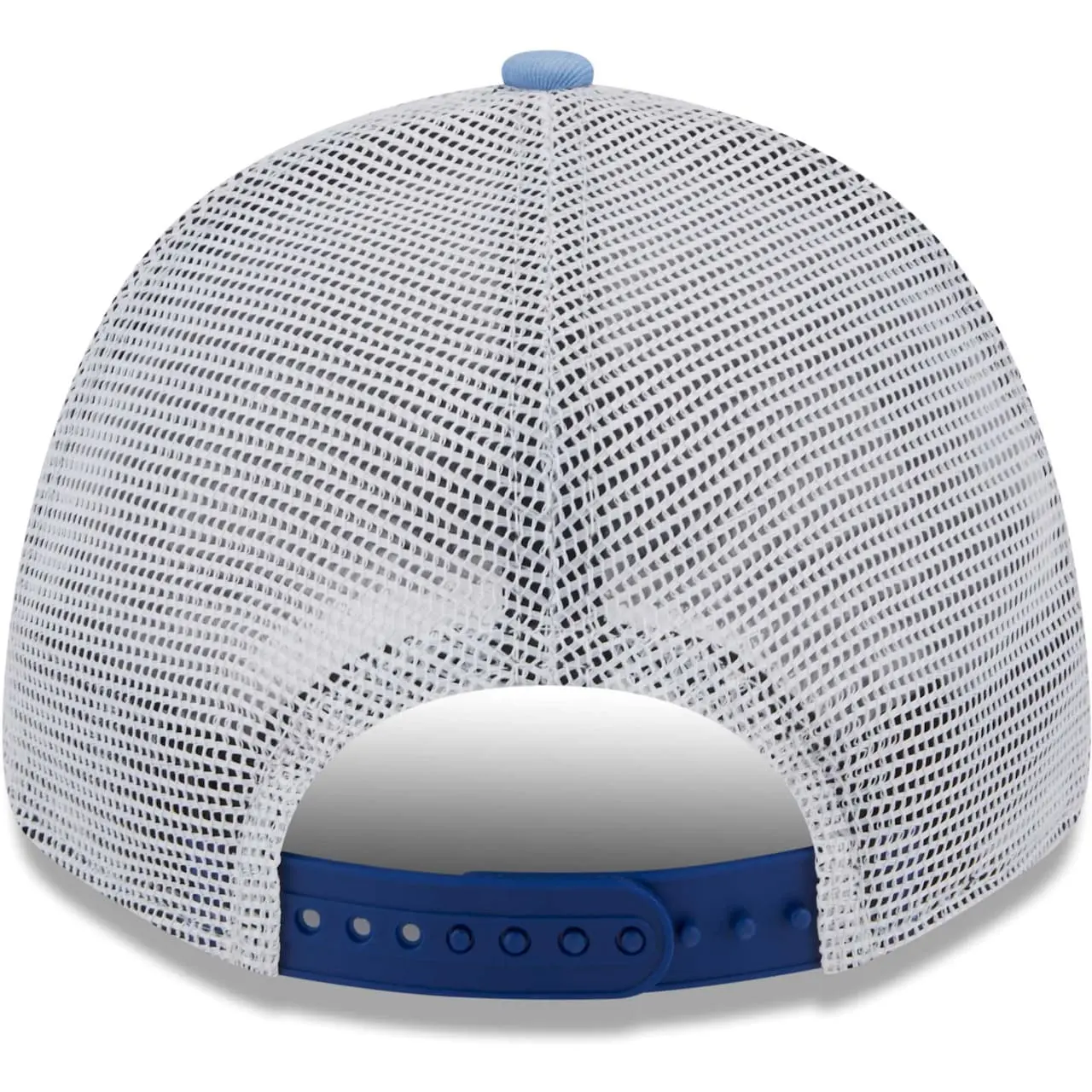 Youth Kansas City Royals New Era Royal Patch Trucker 9FORTY Snapback Hat 6 Youth Kansas City Royals New Era Royal Patch Trucker 9FORTY Snapback Hat - Image 4